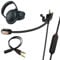 Boom Mikrofonkabel Kompatibel mit Bose QC35 II Ersatzkabel, QCSE, QC45, QC35 Gaming Headset/3,5 mm Kopfhörerkabel mit Galgenmikrofon für Xbox Controller, PS5, PS4, PC (Mikrofon-Stummschalter)