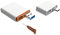 MOUDOAUER 1 carte mémoire TF nCARD NM Nano 2 en 1 USB 3.1 Type-C lecteur de carte accessoire