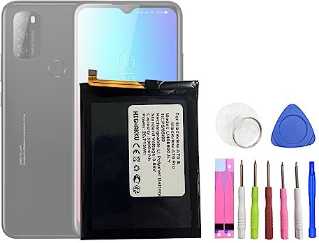 HIGHAKKU Ersatzakku Batterie Li486690JLY kompatibel mit Blackview A70 & Blackview A70 Pro
