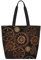 OPSREY Gitarren gedruckt Einzel Umhängetasche Mode Handtasche große Kapazität Einkaufstasche, Gears Clock Bronze Century, Einheitsgröße