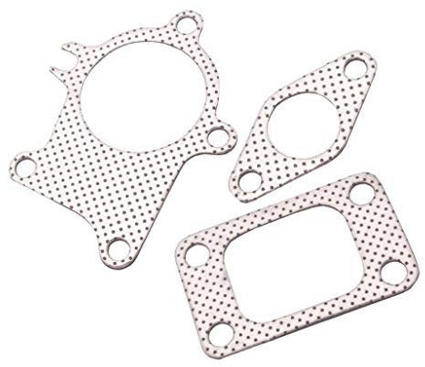 T3/T4 Turbo 5 Bolzen Turbolader Fallrohr Dichtung Combo Kit Für Universal