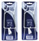 2 x White Plastic Covered Wire Plate Hangers for Wall - Suitable for 24-36 cm Plates