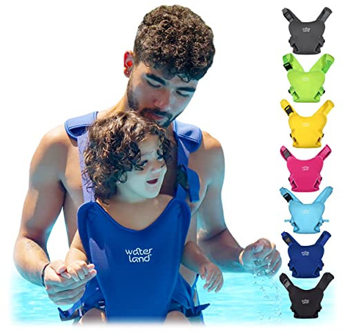 Porte-bébé - Siège de portage innovant pour l'eau et la terre - Sangle de poitrine imperméable pour tout-petits avec sangles réglables - Siège léger pour piscine et plage