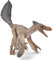 CollectA Velociraptor avec mâchoire mobile (échelle de luxe 1:6) – Jouet interactif dinosaure peint à la main, figurines et modèles préhistoriques réalistes, cadeaux d'animaux pour tout-petits et