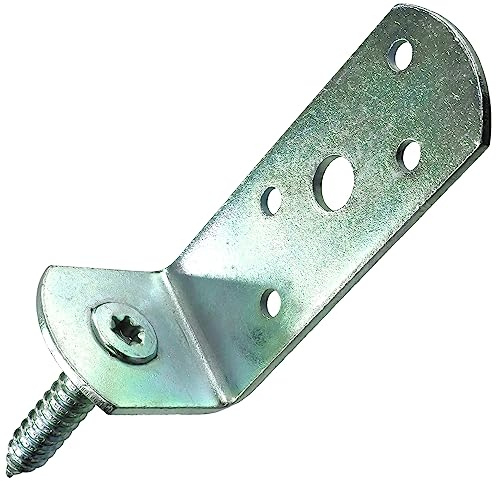Flechtzaunhalter lang, verzinkt (dickschichtpassiviert), 20er-Pack