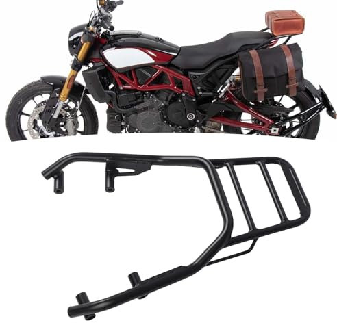 Garsent Porte-Bagages Arrière de Moto pour Indian FTR1200 2019-2023, Accessoires FTR1200, Porte-Bagages de Sports Motorisés, Porte-Bagages Arrière, Porte-Bagages