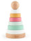 Bieco Stapelturm Baby Berry | nachhaltiges Holz FSC® | 19 cm | Steckspiel ab 1 Jahr Stapelringe Baby Holz Holzturm Baby Holzspielzeug ab 1 Jahr Baby Stapelturm Holz Stapelturm ab 1 Jahr Steckspiel