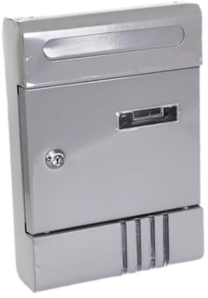 Generic Wall Mount Mailboxen für externe Briefkasten Postbox - Post für Office Outdoor, Grau