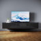 SONNI TV-Schrank Modern 180cm, Lowboard Hochglanz Schwarz Hängend/Stehend, TV-Regal mit 2 Schublade, 2 Türen, Griffloses, Fernsehtisch für Fernseher bis 65 Zoll Wohnzimmer & Schlafzimmer, 180x40x30cm.