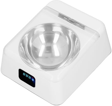 Sonew Mangeoire intelligente avec ouverture du couvercle à induction avec fonction rechargeable pour chiens et chats de petite et moyenne taille, 350 ml avec détection infrarouge automatique