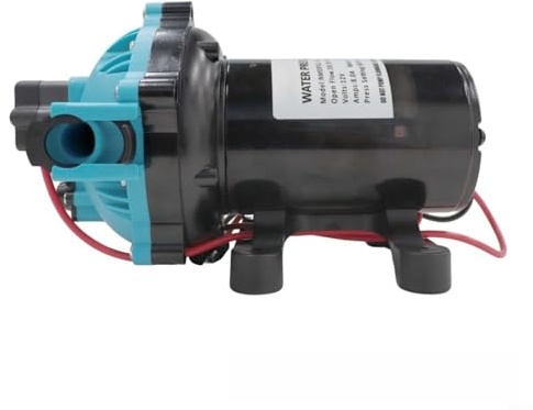 Hoppipola Bomba de presión autocebante de 12 V serie 51 para caravanas, autocaravanas, barcos, riego de agua dulce, bajo ruido, capacidad de funcionamiento en seco (NMDP51-G30-60-24)