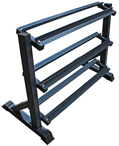 Strength Shop - Hex Dumbbell Rack mit 3 Etagen - Ablage für Kurzhantel - Rated to 200 kg