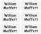 60 Washable Stick on Clothing Name Labels - No-Iron Stickers for School Children, Care Homes, Day Care, Nursery
