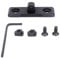 OAREA M Lok Bipod Mount Adapter AR15 Bipod Adapter Passend für die mlok Schiene für Harris Bipod Sling Stud Aluminium