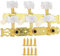 Accordeurs de Guitare Mécaniques de Guitare Classique avec 8 x Vis de Montage pour Accordeurs de Cordes de Guitare Classique