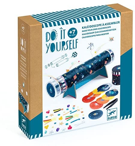 DJECO - DIY Kaleidoskop zum Zusammenbauen von Weltraumtauchen, Formen und Farben, S (DJ07922)