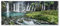 STYLER Glasbild Waterfalls 50 x 125 cm I Calm Nature Kollektion I Wasserfall Natur Idylle I Wandbild aus Glas I Bild Wohnzimmer Schlafzimmer Küche I XXL groß Paradies Wasserfälle