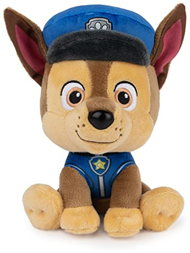 GUND Official PAW Patrol Chase in Signature Police Officer Uniform Plush Toy, Stuffed Animal for Ages 1 and Up, 6 (Styles May Vary)