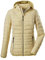 G.I.G.A. DX Damen Uyaka Stripe Funktionsjacke In Daunenoptik/ Steppjacke Mit Abzippbarer Kapuze, Light Sun, 40 EU