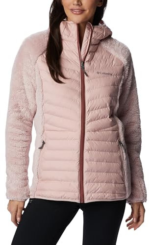Columbia Powder Lite Sherpa Hybrid Jacket, Doudoune Femme, Dusty Pink, Taille M