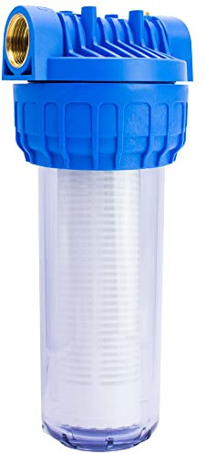 AWM Vorfilter 10 - 5500 L/h Wasserfilter Hauswasserwerk Pumpenfilter Hauswasserfilter max. 8 bar, 1 IG Messingbuchsen - Made in Italy (Premium Qualität)