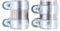 HouYeen 55x95mm Exhaust Pipe Clamp Connector for Au-di A3 8L A4 B6 B7 A6 C7 Q5 Q7 Megane Scenic Mk2 Fabia Mk3 Ibiza Mk4 Polo 6R 6C