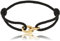 Made by Nami Surfer-Armband Herren & Damen • Segeltau Armband Handgemacht & Geflochten • Maritimes Armband • Minimalistisches Armband • 100% Wasserfest & Verstellbar • Geschenke Männer (Schwarz Gold)