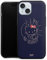 DeinDesign Silikon Hülle kompatibel mit Apple iPhone 15 Case schwarz Handyhülle Hello Kitty Mond Katze