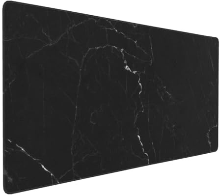 Large Mouse Pad, 40cm x 90cm Gaming Mouse Mat with Stitched Edges, Non-Slip Rubber Base Desk Mat, XXL Keyboard Pad, Easy Clean Desk Protection Pad for Gaming Office Home