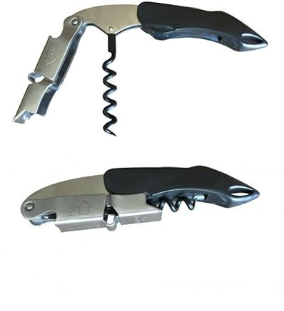 Mabouteille.fr® Professional Corkscrew – Corkscrew Double Lever & Capsule Cutter [Bottle Opener] (Limonadier Classique)