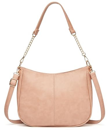 XUANXIE Handtasche Damen Mittelgroß Umhängetasche Damen Schwarz Crossbody Bag Damen Veganes Leder Handbags Umhängetaschen Damen Tasche Schultertasche für Tägliches Arbeiten, Einkaufen, Reisen