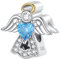 Doyafer 925 Sterling Silber Charme Engel Serie, Engel Liebe, Frauen-Armband Perlen, Geburtstag und Geschenk