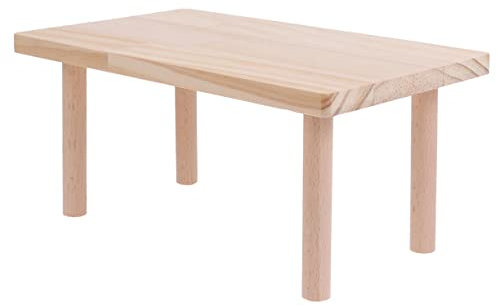 SUPVOX Hamster Wooden Platform Stand Cage Toy 30x18x11cm Stable Climbing Activity Deck Suitable for Hamsters and Chinchillas Small Pets