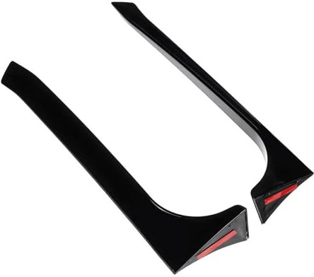 The Rear Window Side Spoiler For Golf For MK6 For Golf 6 For R For GTD 2009-2013 YBREAR159 Rear Window Deflector Side Splitter Cover Wing Spoiler Trim Rear Window Splitters