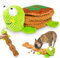 Intelligenzspielzeug für Hunde,Quietschend Welpenspielzeug,Schnüffelspielzeug Hund,Hundespielzeug Schnupftabak,Puzzle Toys for Dogs,Oktopus Interaktives Hundespielzeug