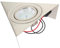 KITANDOVE LED Unterbauleuchte Aus Edelstahl Dreieckige Schrankbeleuchtung Tageslichtweiß Für Küchen Schränke Und TV Ständer Energiesparende Cupboard Lamp Für Stilvolle
