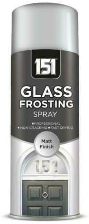 DIOXSTAR Window Glass Frosting Privacy Spray Paint, Quick-Drying Formula, UV-Resistant, DIY Projects, Perfect For Home, Office, Windows, Glass Doors, 400ml