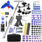 134PCS Car Dent Puller Kit, Paintless Dent Repair Kit for 98% Auto Body Dent Removal,2 In 1 Slide Hammer,Black Dent Lifter& Bridge Puller for Small Dents,Big Dents,Hail Damage,Trim Removal Tool Kit