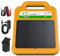 16KM Solare Pastore Elettrico 8 KV Elettrificatore per recinto elettrico Elettrico Recinzione Elettrica Controllore per Cavalli 0.2J Recinto Elettrico per Animali Agriturismo Giardino (Arancione)