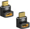 GARRULAX HDMI Adapter 8K, Adapter 90 and 270 Degree Combo, Support 8K@60Hz, 4K@120Hz, Male to Female HDMI 2.1 Connector, for Laptop, PC, Monito, TV, Projector