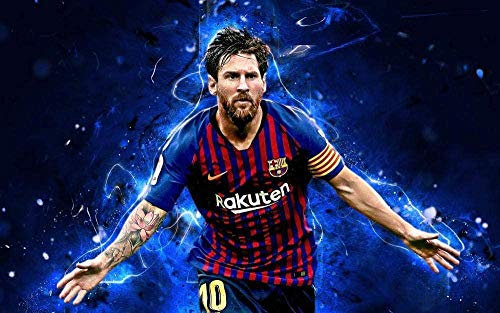 Puzzle für Erwachsene, 1000 Teile, Fußball-Messi-Puzzle, Lernspielzeug für Kinder, Intelligenzspiel, Geschenk, Teenager, DIY, Familienunterhaltung, Mj665TY 38x52cm