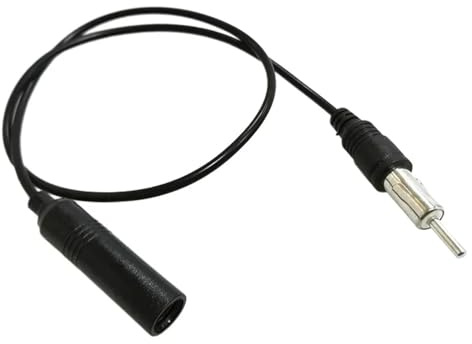 Autoantenne Verlängerungskabel für FM-Radio im Auto, tragbar, 50 cm, ABS-Zubehör (ca.) Antenne Auto