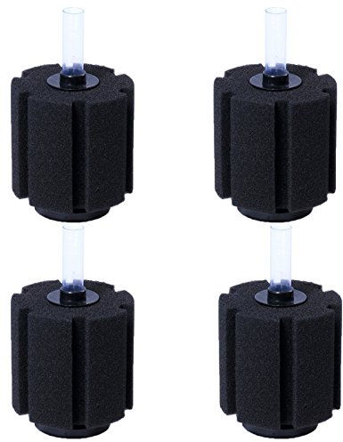 AQUANEAT Aquarium Bio Schwamm Filter 20 Gal Zucht Fry Betta Garnelen Fisch Tank xy-380, 4 Pcs