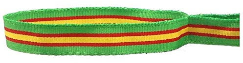 Durabol Cinta Bandera España con borde Verde 1m x 15mm