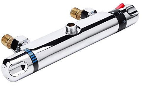 Válvula Termostática Termostática De Latón Macizo, Válvula Termostática, Termostática De Ducha, Termostato De Ducha, Control De Termostato Para Ducha De Mano, Grifo De Conexión
