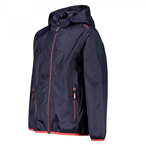 CMP - Kid G-Jacke mit Regenkapuze, Marineroter Kuss, 110