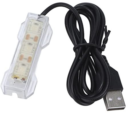 LED Aquarium Beleuchtung, USB-Aquarium-Beleuchtung, LED-Aquarium-Licht, LED-Aquarium-Rampen-Beleuchtung, für Wasserpflanzen Landschaft(Blau)