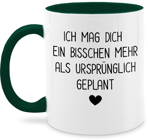 Tasse Tassen 325ml - Valentinstag Partner Freund & - Ich mag dich ein bisschen mehr als ursprünglich geplant - Männer Valentinstag-Geschenk Freundin Vermiss Dich Geschenk Denk an Dich Paare - 325 ml