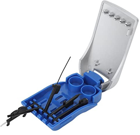 PENO Hearing Aid Cleaning Tools, Storage Box 5pcs Different Functions Hearing Aid Cleaning Tools Kit Remove Earwax for Hearing Amplifier