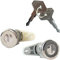 2 serrures de porte compatibles pour Twingo 1, Clio 1, Express, Super 5 (1984-2007) avant gauche et droit | Barillet de porte avec double de clés | 7701349790 | 7701349791 | 7701367603